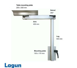 Lagun Kuiptafel onderstel